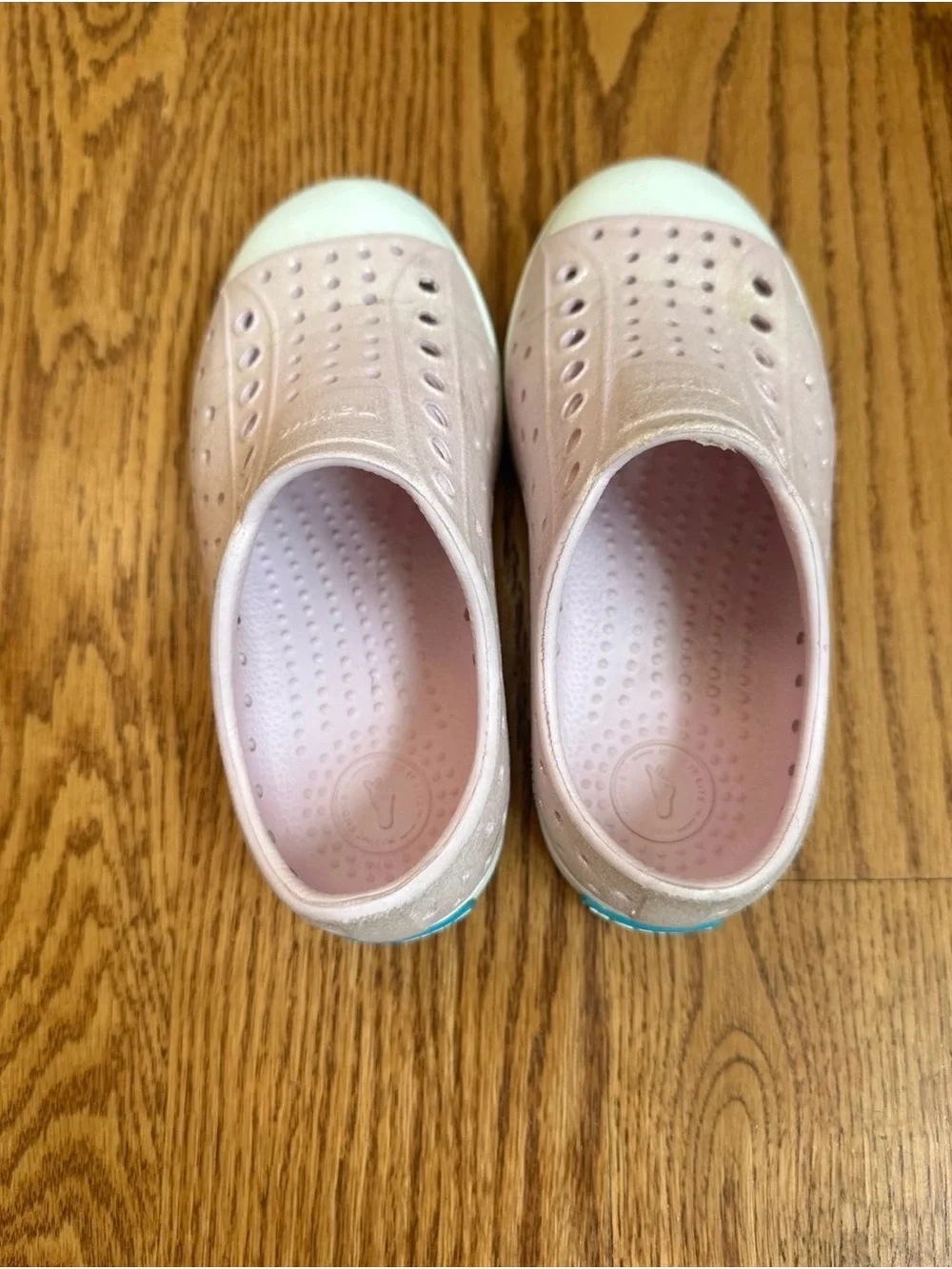 Native Girls Glitter Slip-On Shoes Pink C10
